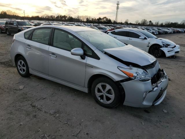 Hatchbacks TOYOTA PRIUS 2013 Srebrny