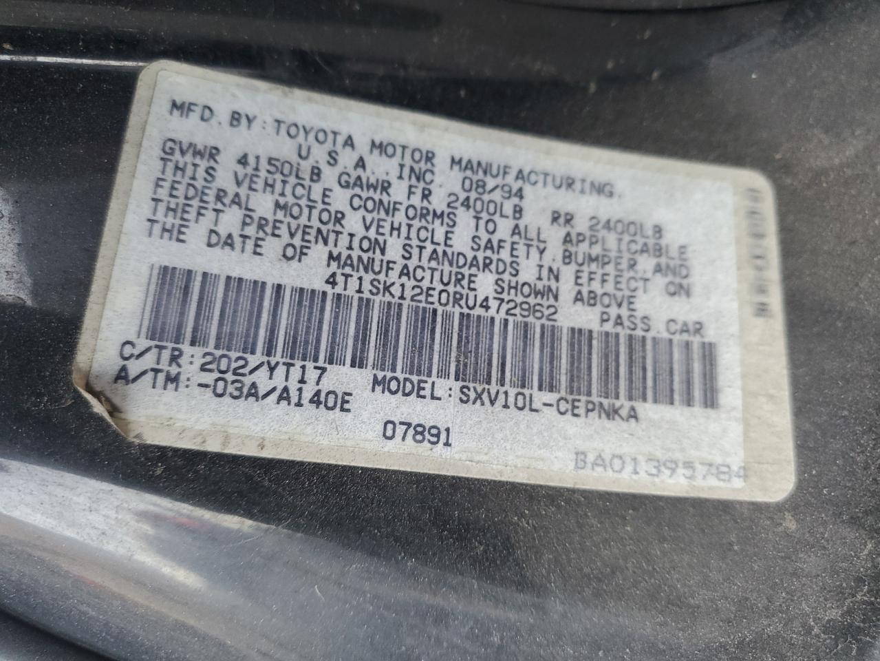 1994 Toyota Camry - Image 13