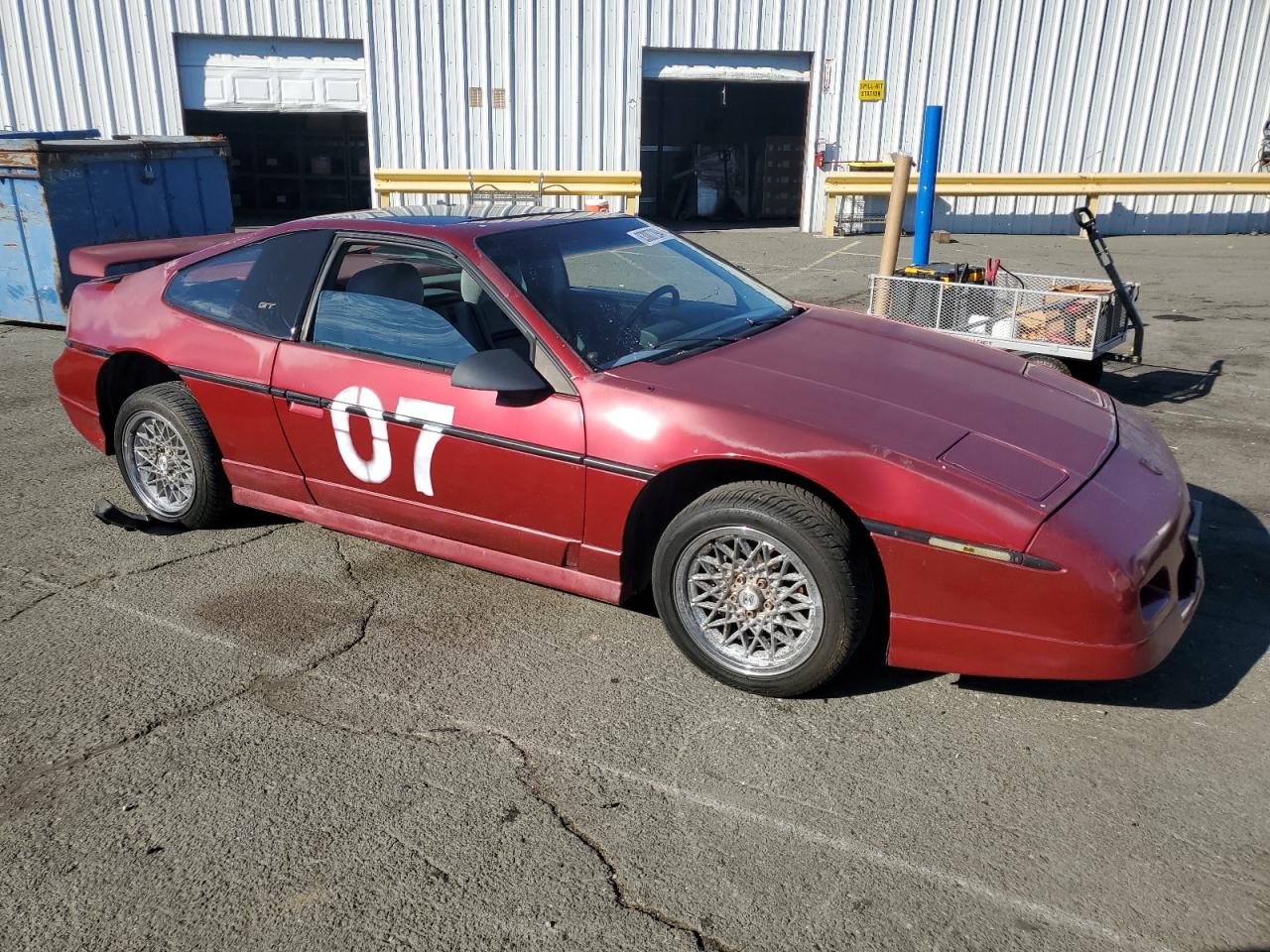 1987 Pontiac Fiero Gt VIN: 1G2PG1195HP224255 Lot: 83007294