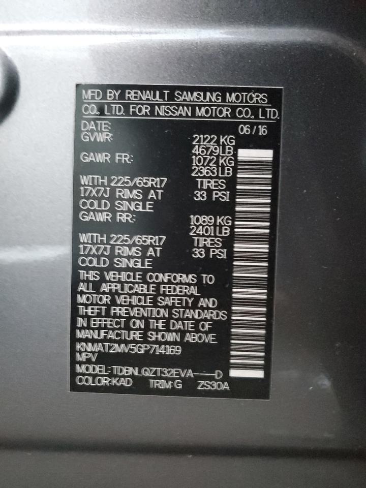 2016 Nissan Rogue - Image 13