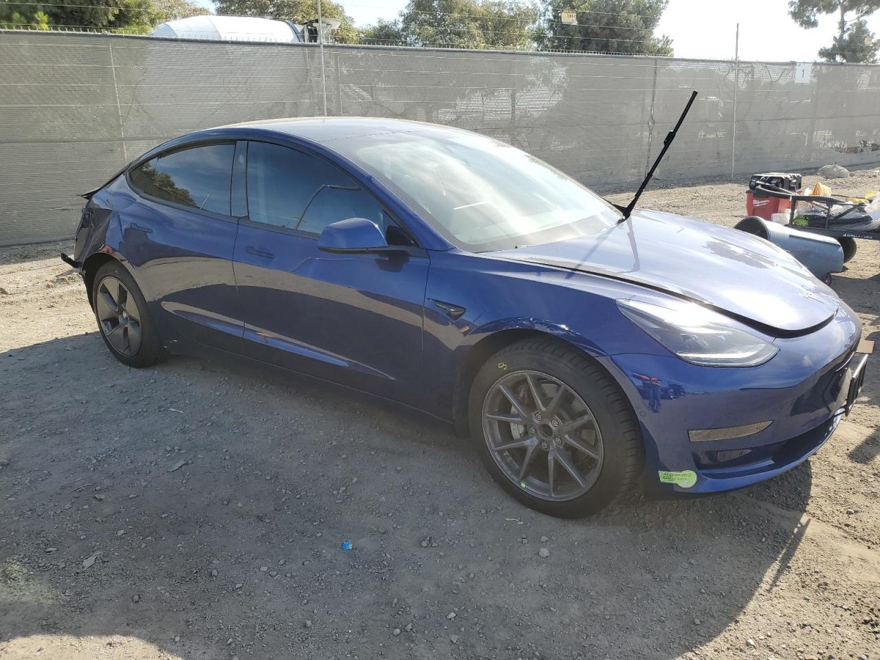 VIN 5YJ3E1EA2NF351474 2022 TESLA MODEL 3 no.4