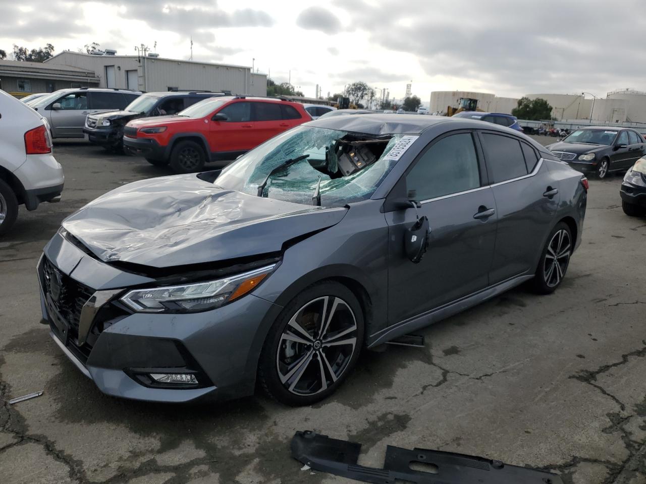 2020 Nissan Sentra Sr იყიდება Martinez-ში, CA - Front End