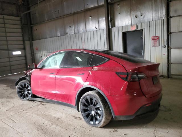  TESLA MODEL Y 2021 Красный