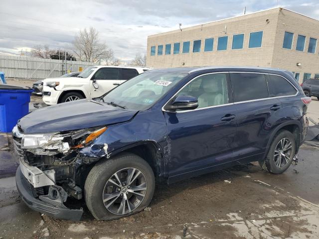  TOYOTA HIGHLANDER 2016 Синий