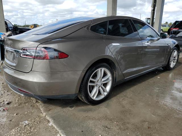 Хетчбеки TESLA MODEL S 2015 Коричневий