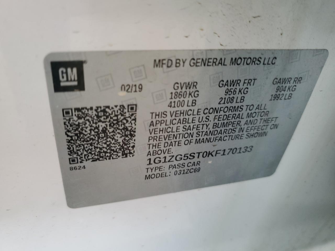 2019 Chevrolet Malibu - Image 12
