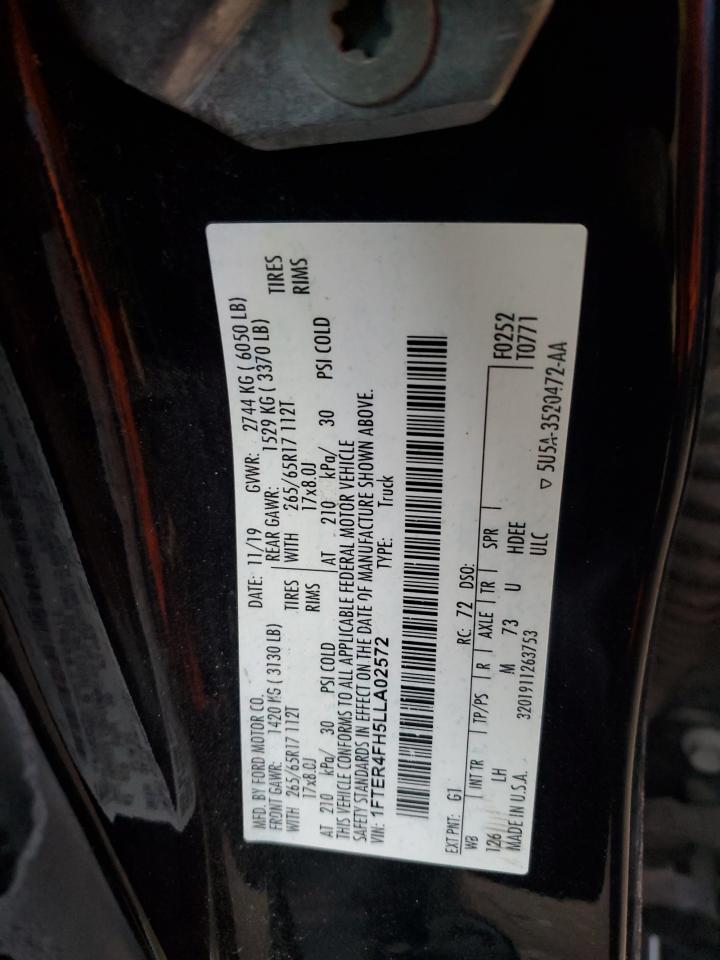 1FTER4FH5LLA02572 FORD RANGER 2020