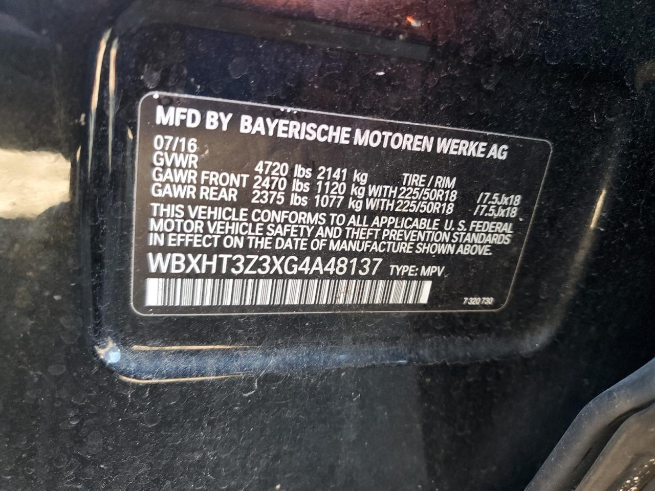 WBXHT3Z3XG4A48137 2016 BMW X1 - Image 15