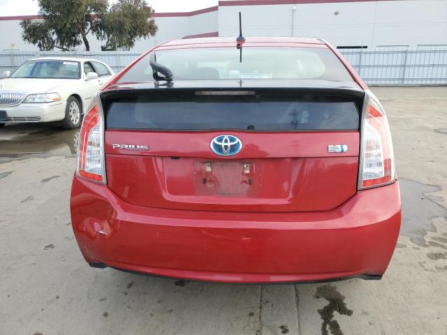  TOYOTA PRIUS 2013 Czerwony