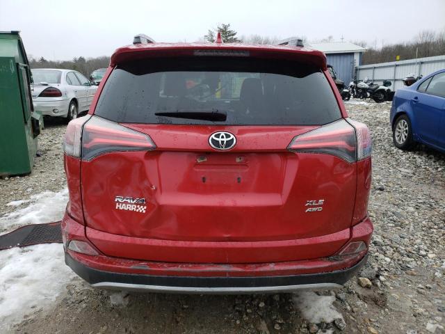  TOYOTA RAV4 2017 Czerwony