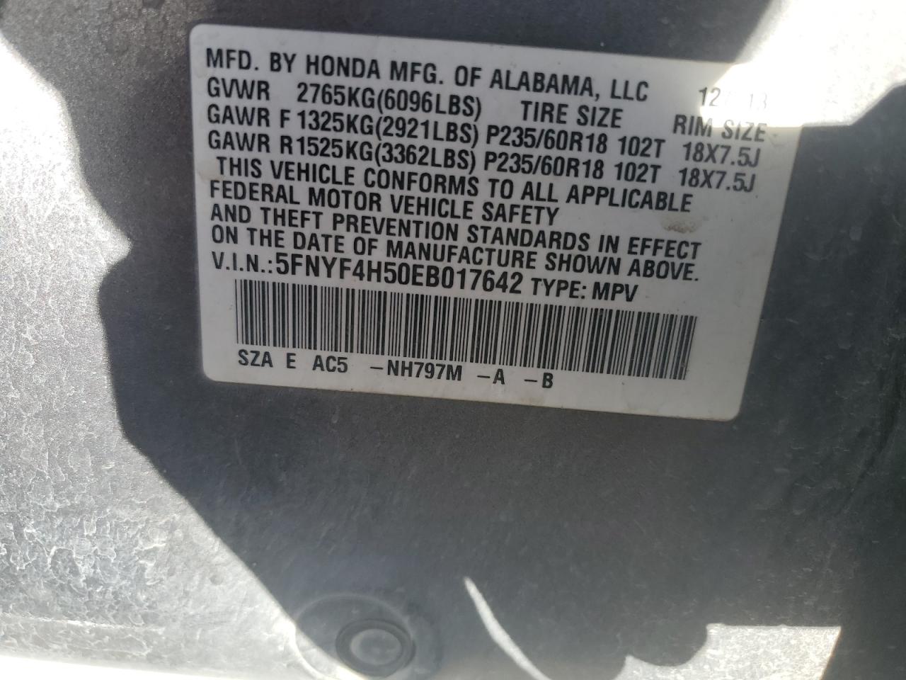 2014 Honda Pilot - Image 13