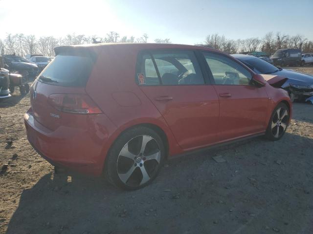  VOLKSWAGEN GTI 2015 Red