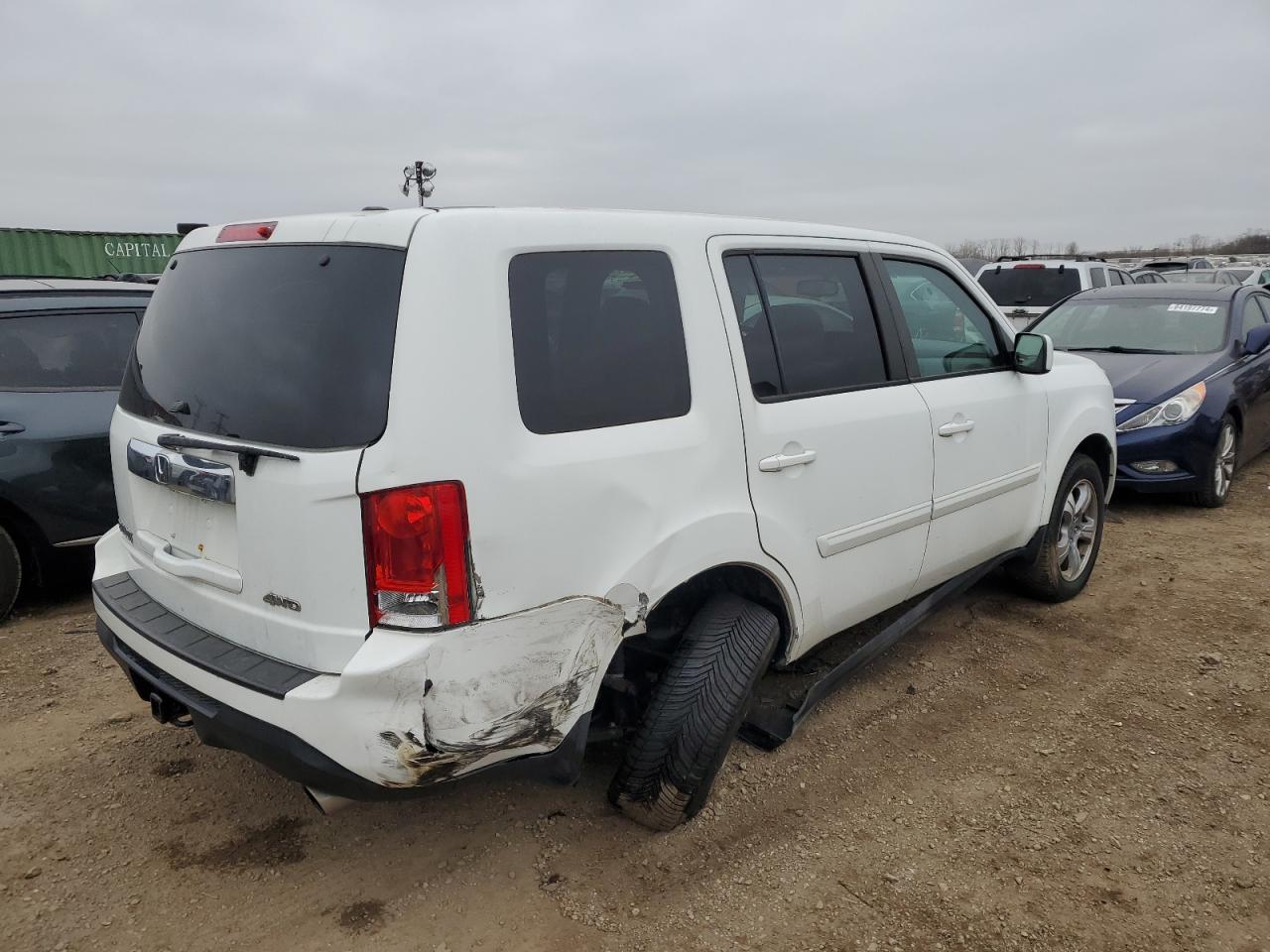 VIN 5FNYF4H54DB016296 2013 HONDA PILOT no.3