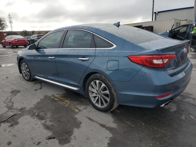  HYUNDAI SONATA 2015 Синий