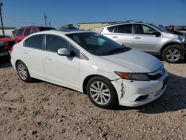  HONDA CIVIC 2012 White