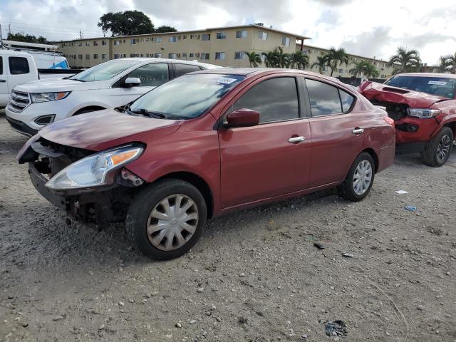  NISSAN VERSA 2017 Красный