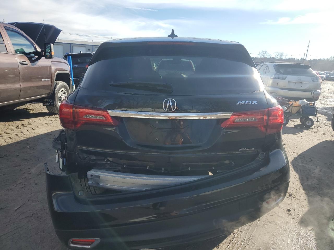 VIN 5FRYD4H68FB012560 2015 ACURA MDX no.6