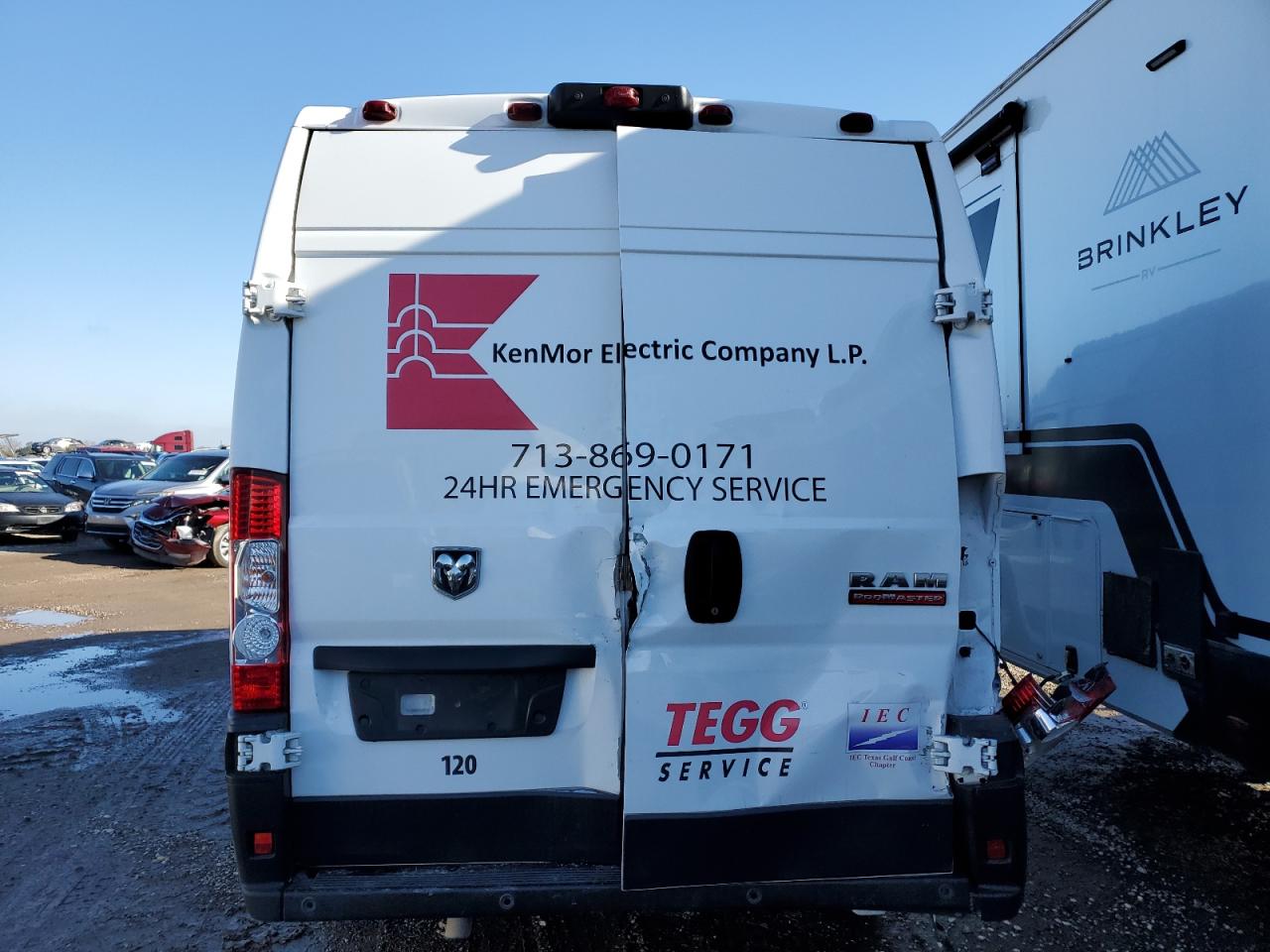 2019 Ram Promaster 3500 3500 High VIN: 3C6URVJG8KE565193 Lot: 85538814