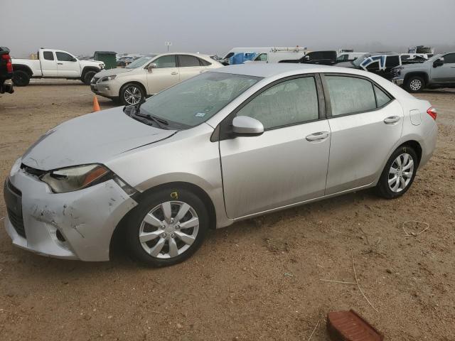  TOYOTA COROLLA 2015 Silver