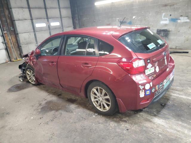  SUBARU IMPREZA 2014 Maroon