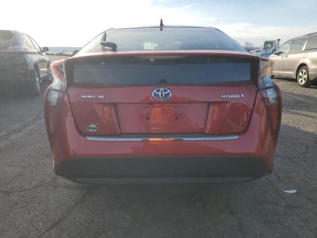  TOYOTA PRIUS 2017 Червоний