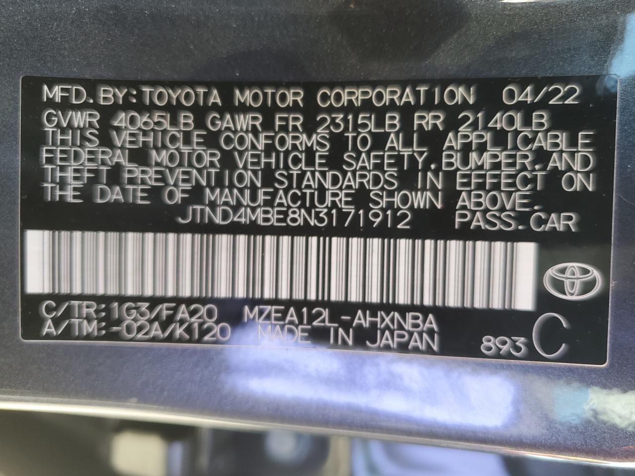 2022 Toyota Corolla - Image 12