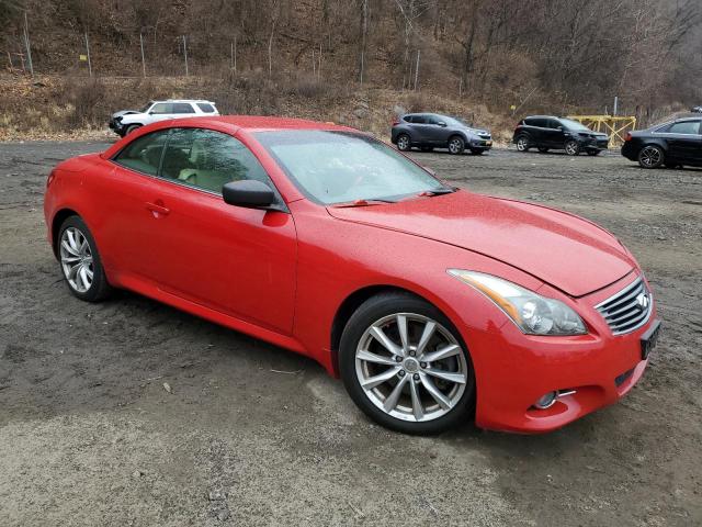  INFINITI G37 2012 Червоний