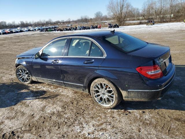  MERCEDES-BENZ C-CLASS 2013 Синий