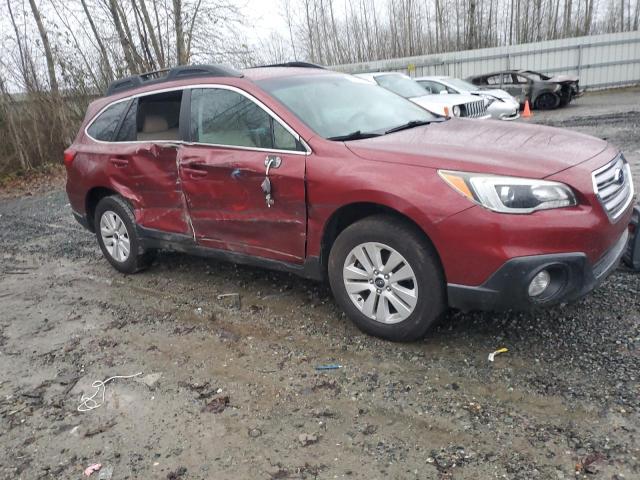  SUBARU OUTBACK 2015 Burgundy