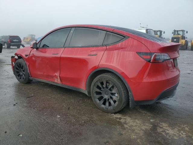  TESLA MODEL Y 2021 Czerwony