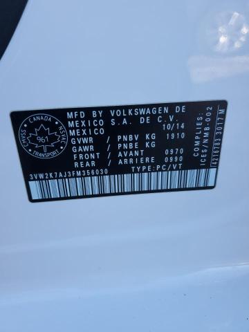2015 VOLKSWAGEN JETTA BASE