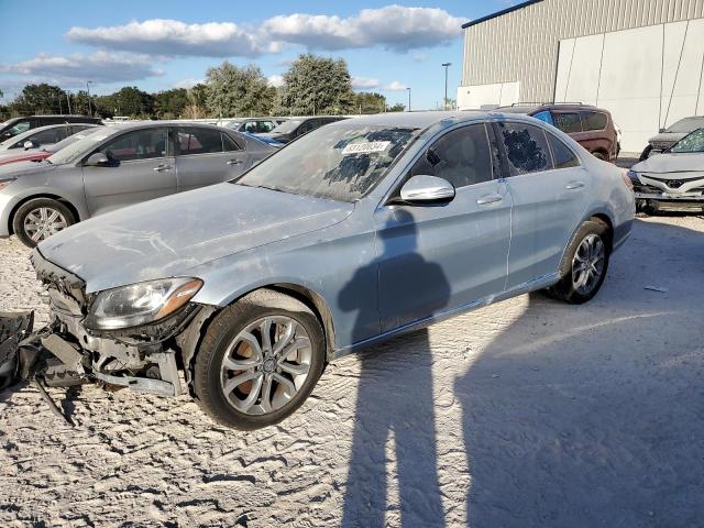 Sedans MERCEDES-BENZ C-CLASS 2015 Srebrny