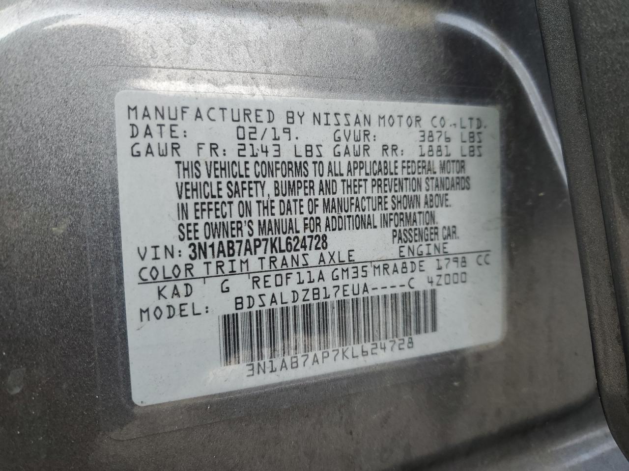 2019 Nissan Sentra - Image 12
