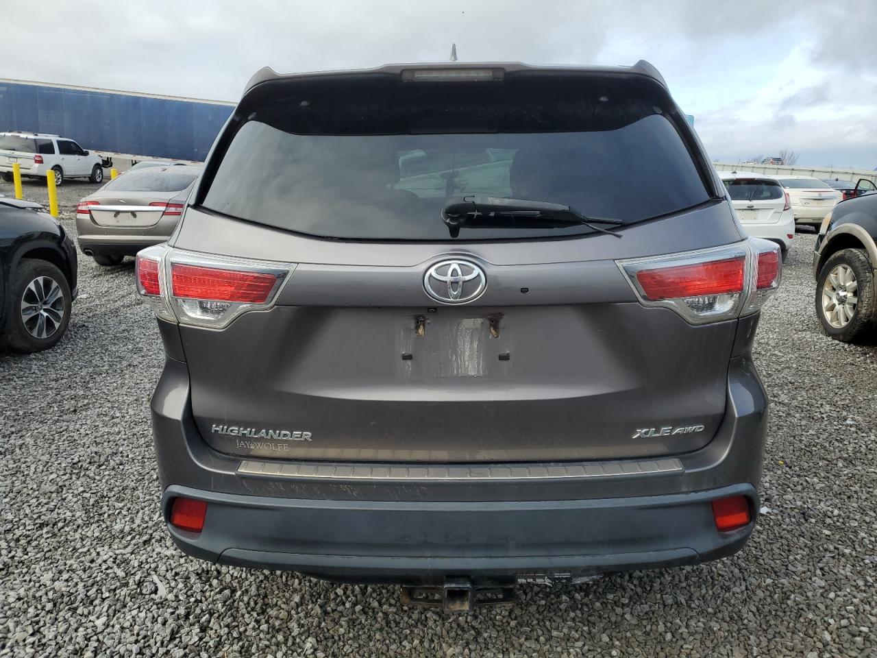 VIN 5TDJKRFH9FS221750 2015 TOYOTA HIGHLANDER no.6