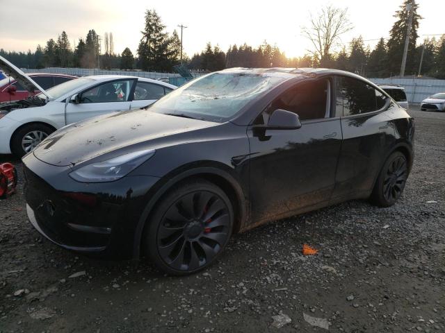  TESLA MODEL Y 2021 Черный