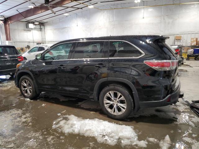  TOYOTA HIGHLANDER 2015 Czarny