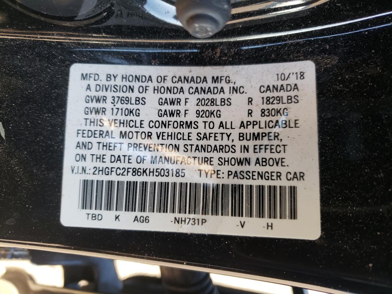2019 Honda Civic - Image 13