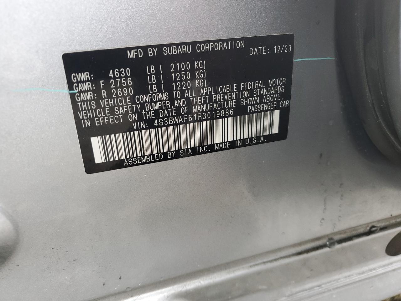 2024 Subaru Legacy - Image 13
