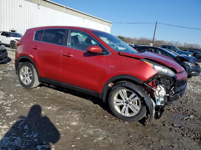 KIA SPORTAGE 2019 Czerwony