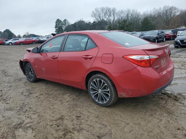 Sedans TOYOTA COROLLA 2015 Czerwony