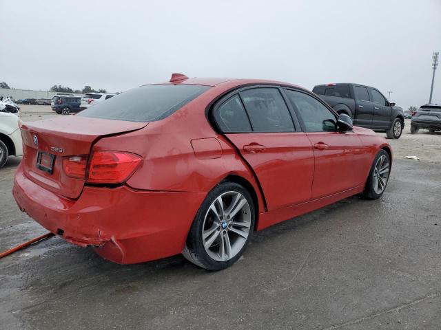  BMW 3 SERIES 2015 Czerwony