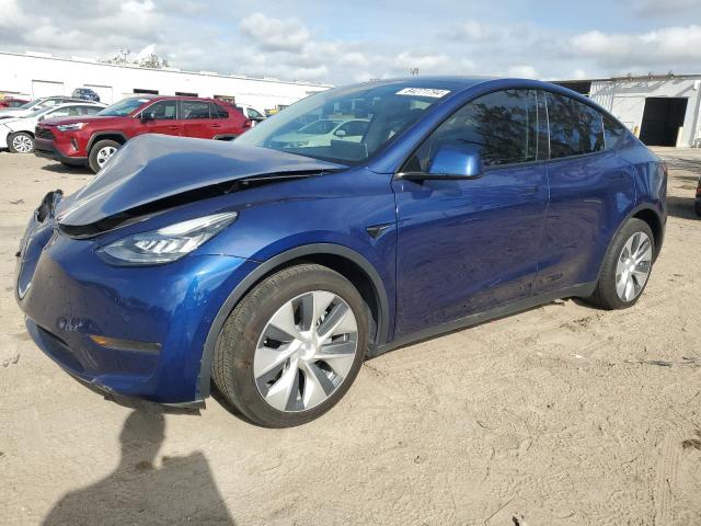  TESLA MODEL Y 2021 Синий