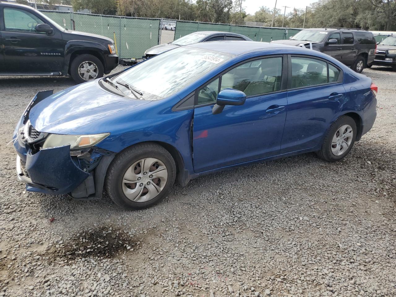 2014 Honda Civic Lx en Venta en Riverview, FL - All Over