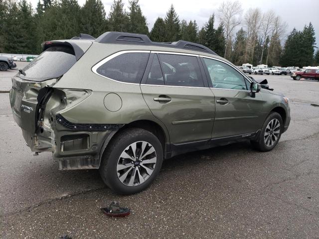  SUBARU OUTBACK 2016 Зелений