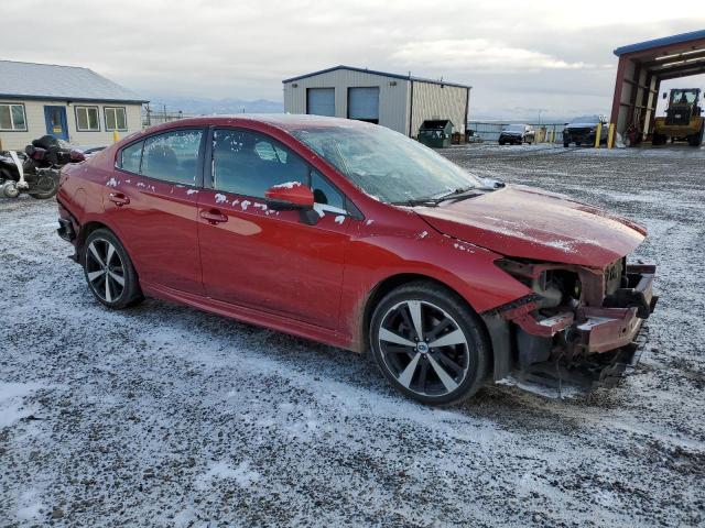  SUBARU IMPREZA 2017 Червоний