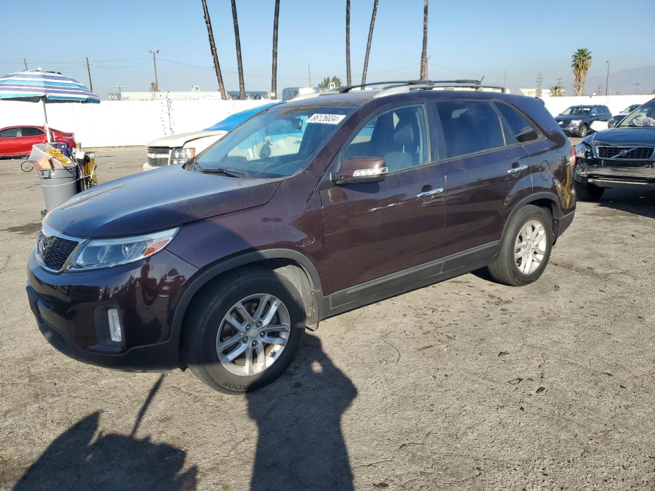 VIN 5XYKT4A68EG480218 2014 KIA SORENTO no.1