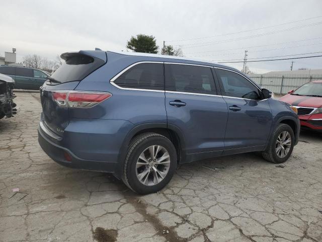 Parquets TOYOTA HIGHLANDER 2015 Blue