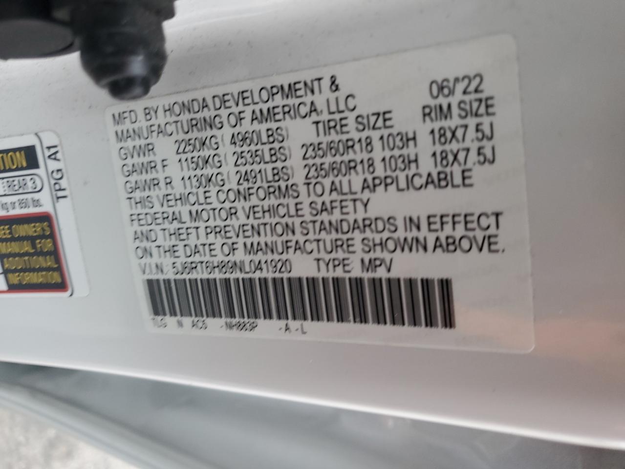 2022 Honda CR-V - Image 16
