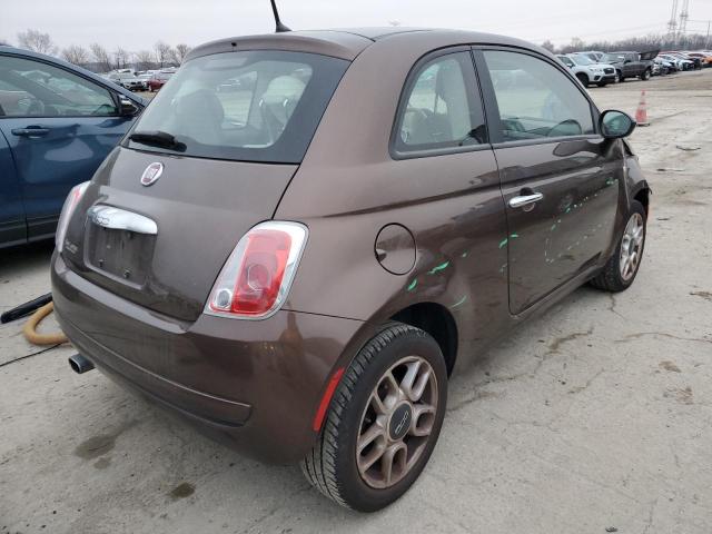  FIAT 500 2012 Brązowy