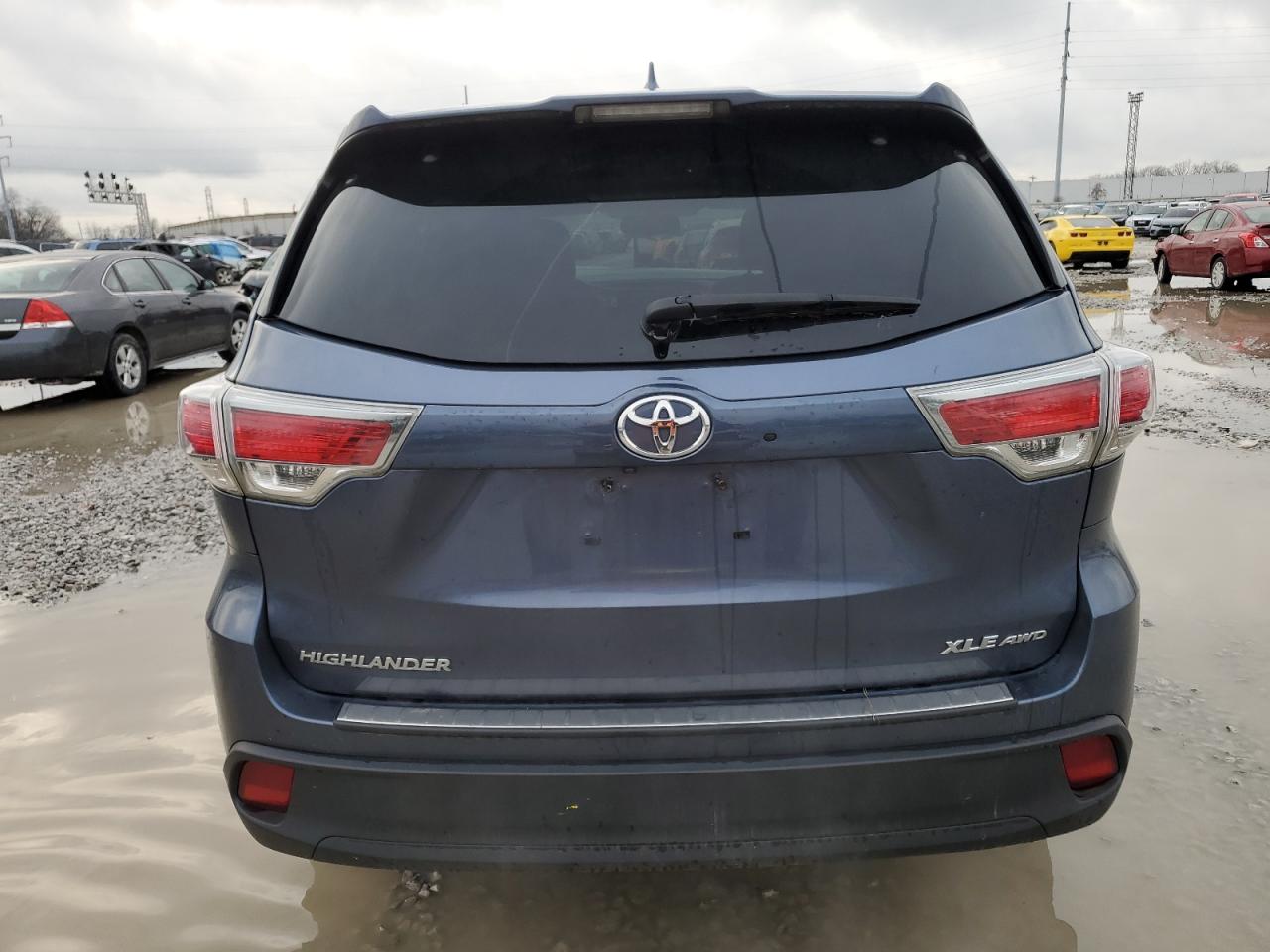 2016 Toyota Highlander Xle VIN: 5TDJKRFH6GS353382 Lot: 85076054